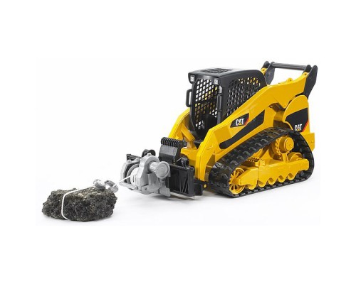 Спецтехніка Bruder Міні-навантажувач Cat гусеничний з ковшем (02136)