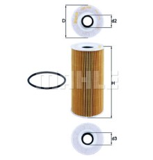 Фільтр масляний KOLBENSCHMIDT OX366DECO