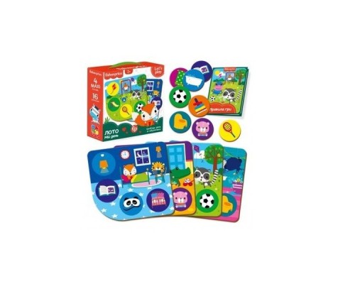 Настільна гра Vladi Toys Fisher Price. Лото. Мій день (VT2910-02)
