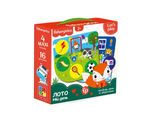 Настільна гра Vladi Toys Fisher Price. Лото. Мій день (VT2910-02)