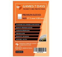 Протектор для карт Games7Days 57,5 х 89 мм, Standard USA Chimera, 50 шт (PREMIUM) (GSD-025789)