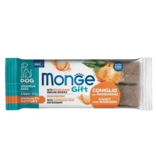 Ласощі для собак Monge Gift Dog Immunity support кролик з мандарином 120 г (8009470085908)