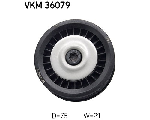 Ролик натягувача ременя SKF VKM 36079
