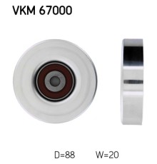 Ролик натягувача ременя SKF VKM 67000