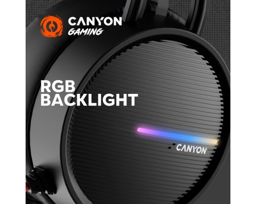 Навушники Canyon Interceptor GH-8A Black-Orange (CND-SGHS8A)