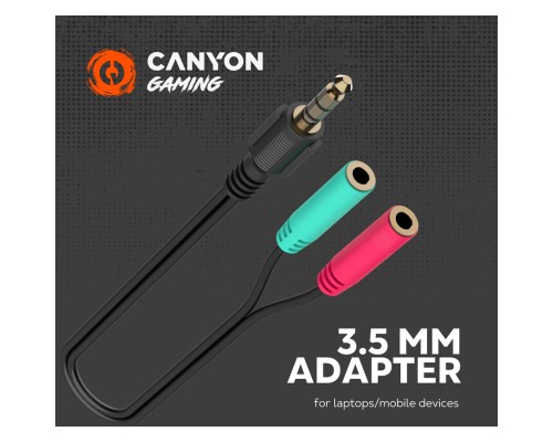 Навушники Canyon Interceptor GH-8A Black-Orange (CND-SGHS8A)