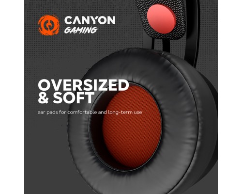 Навушники Canyon Interceptor GH-8A Black-Orange (CND-SGHS8A)