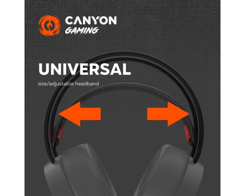 Навушники Canyon Interceptor GH-8A Black-Orange (CND-SGHS8A)