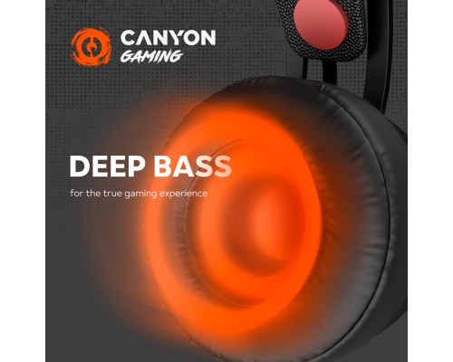 Навушники Canyon Interceptor GH-8A Black-Orange (CND-SGHS8A)