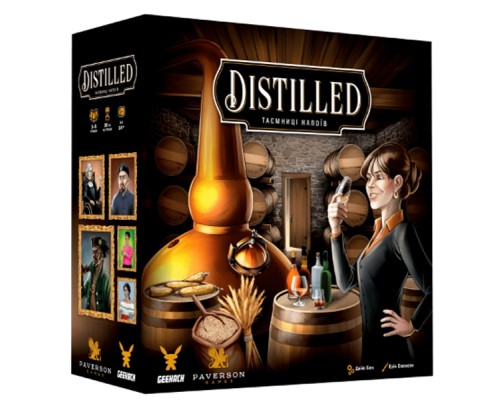 Настільна гра Geekach Games Distilled. Таємниці напоїв (Distilled. Kickstarter edition) (GKCH065DS) Настільна гра Geekach Games Distilled. Таємниці напоїв (Distilled. Kickstarter edition) (GKCH065DS)
