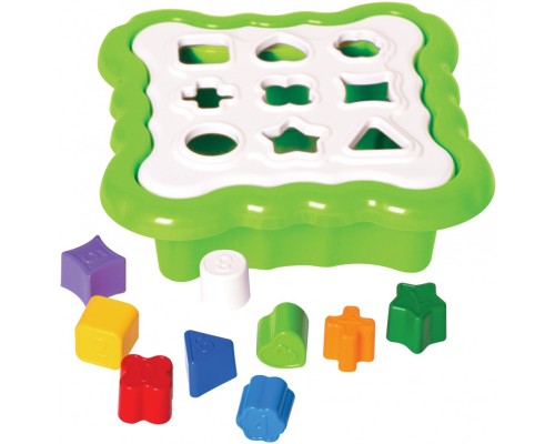 Розвиваюча іграшка Tigres сортер Розумні фігурки 10 елементів (св.зелений) (39521)