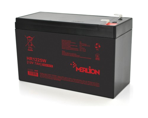 Батарея до ДБЖ Merlion HR1225W, 12V 7Ah (HR1225W) 