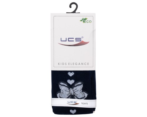 Колготки дитячі UCS Socks з бантом (M0C0301-2192-146G-blue)