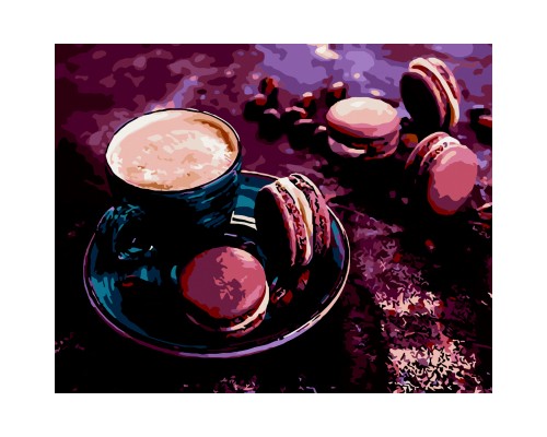 Картина по номерам ZiBi Кавова насолода 40*50 см ART Line (ZB.64199)