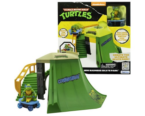 Ігровий набір Funrise TMNT Черепашки-ніндзя класичні міні Скейт-парк (71053)