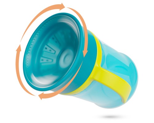 Поїльник-непроливайка Baboo 360°, 300 мл, 6+ міс (Transport / зелена) (8-135)