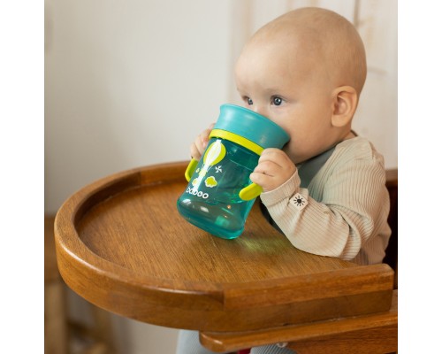 Поїльник-непроливайка Baboo 360°, 300 мл, 6+ міс (Transport / зелена) (8-135)