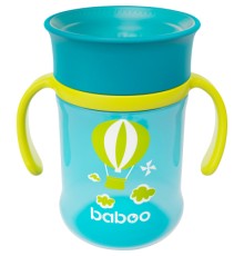 Поїльник-непроливайка Baboo 360°, 300 мл, 6+ міс (Transport / зелена) (8-135)