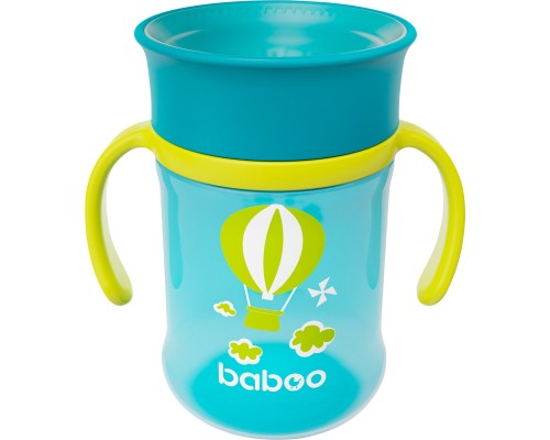 Поїльник-непроливайка Baboo 360°, 300 мл, 6+ міс (Transport / зелена) (8-135)
