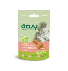 Ласощі для котів OASY TREATS з лососем 60 г (8053017343181)