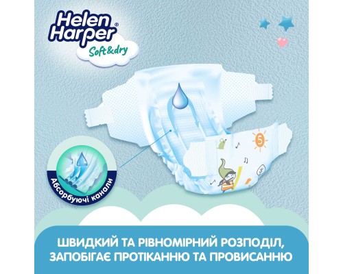 Підгузки Helen Harper Soft&Dry New Junior Розмір 5 (11-16 кг) 39 шт (2316778) Підгузки Helen Harper Soft&Dry New Junior Розмір 5 (11-16 кг) 39 шт (2316778)