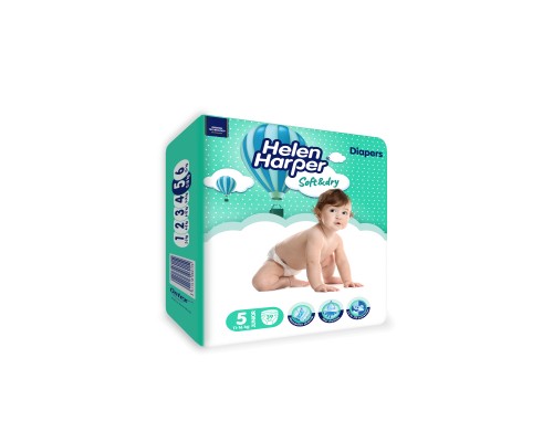 Підгузки Helen Harper Soft&Dry New Junior Розмір 5 (11-16 кг) 39 шт (2316778) Підгузки Helen Harper Soft&Dry New Junior Розмір 5 (11-16 кг) 39 шт (2316778)