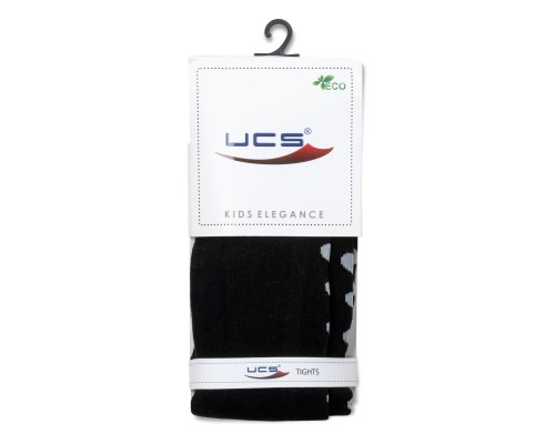 Колготки дитячі UCS Socks із сердечками (M0C0301-1443-5G-black)