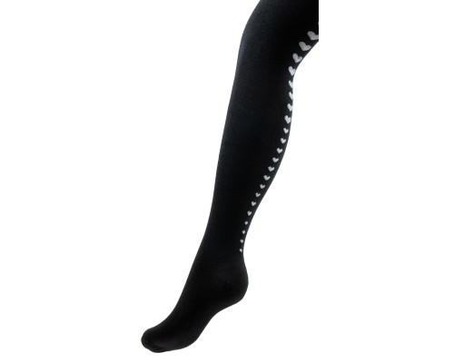 Колготки дитячі UCS Socks із сердечками (M0C0301-1443-5G-black)