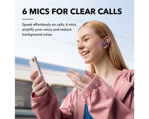 Навушники Anker SoundСore Liberty 4 NC Navy Blue (A3947G31)