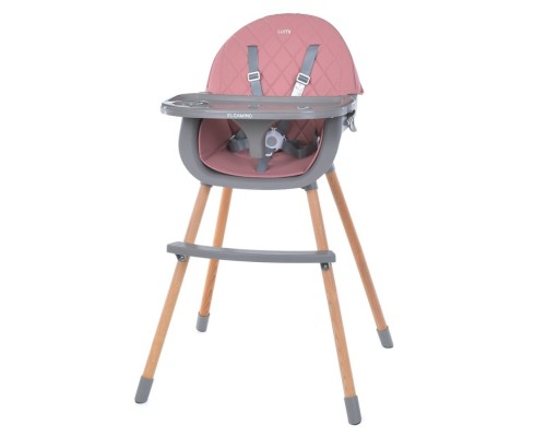 Стілець для годування El Camino ME 1111 LUMI pink