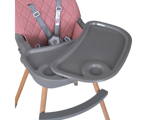 Стілець для годування El Camino ME 1111 LUMI pink