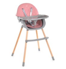 Стілець для годування El Camino ME 1111 LUMI pink