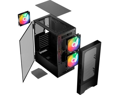 Корпус Logic concept ARYA MESH+GLASS ARGB fans 2x140mm+1x120mm BLACK (AT-ARYA-10-000000-0002) Корпус Logic concept ARYA MESH+GLASS ARGB fans 2x140mm+1x120mm BLACK (AT-ARYA-10-000000-0002)