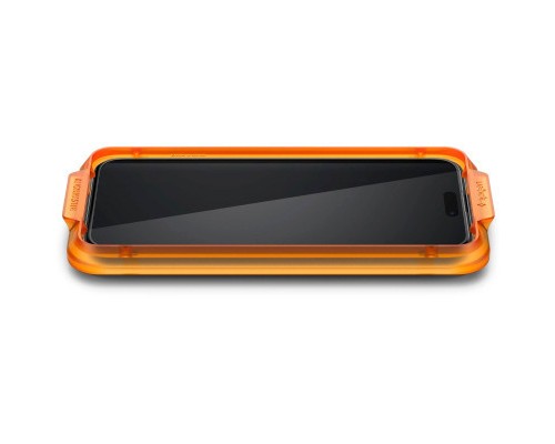 Скло захисне Spigen Apple iPhone 15 Pro Glas.tR AlignMaster FC Black (2P) (AGL06895)