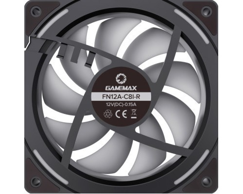 Кулер до корпусу Gamemax KF300R BK