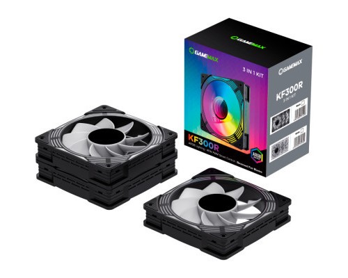 Кулер до корпусу Gamemax KF300R BK
