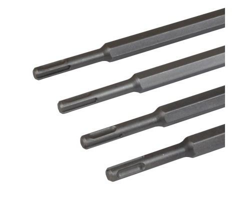 Зубило Sigma 4шт з SDS-plus хвостовиком 250мм (тубус) (1800101)