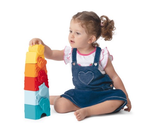 Розвиваюча іграшка Chicco пірамідка 2 в 1 Eco+ 