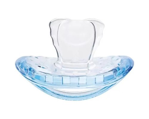 Пустушка Curaprox + контейнер для зберігання 7-18 міс. блакитна (Babysoother blue/1)