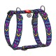 Шлея для собак WAUDOG Nylon анатомічна H-подібна з QR-паспортом 