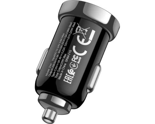 Зарядний пристрій HOCO Z44 USB-A/Type-C Black (6931474757241)
