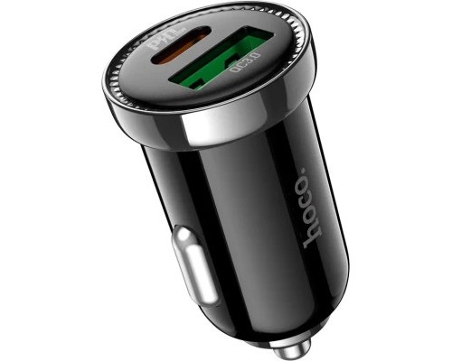 Зарядний пристрій HOCO Z44 USB-A/Type-C Black (6931474757241)