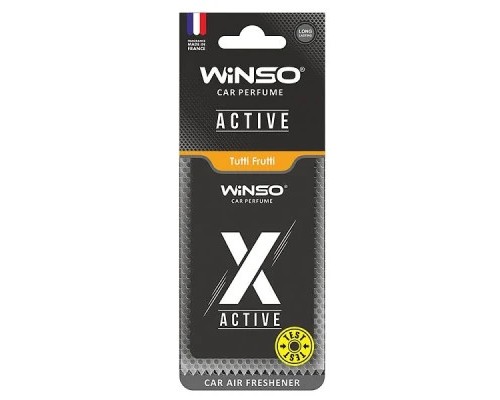 Ароматизатор для автомобіля WINSO X Active Tutti Frutti (533580) 