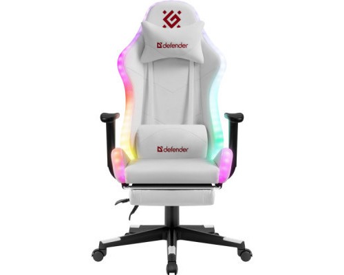 Крісло ігрове Defender Watcher RGB White (64336)