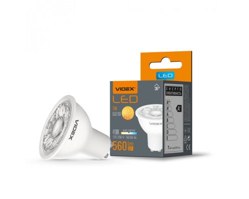 Лампочка Videx MR16eL 7W GU10 4100K (VL-MR16eL-07104)