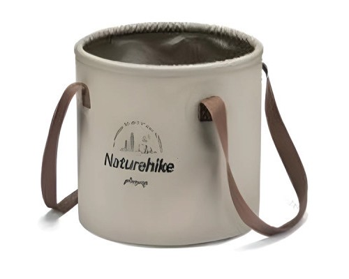Відро складне Naturehike ПВХ NH20SJ040 20 л світло-коричневий (6927595764633)