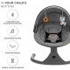 Крісло-гойдалка Kinderkraft Lumi 2 Dark Grey (5902533925025)