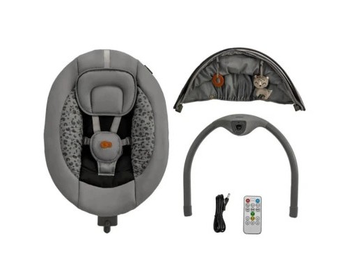 Крісло-гойдалка Kinderkraft Lumi 2 Dark Grey (5902533925025) Крісло-гойдалка Kinderkraft Lumi 2 Dark Grey (5902533925025)