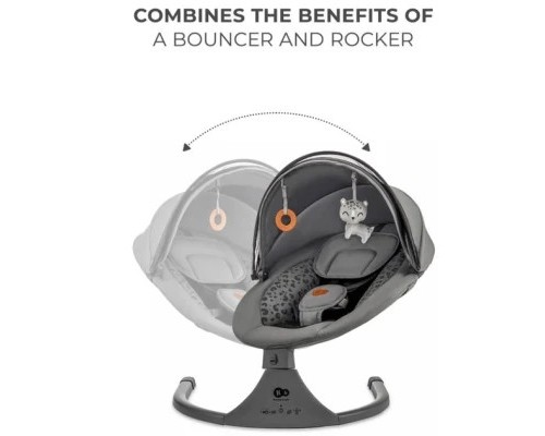 Крісло-гойдалка Kinderkraft Lumi 2 Dark Grey (5902533925025) Крісло-гойдалка Kinderkraft Lumi 2 Dark Grey (5902533925025)