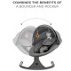 Крісло-гойдалка Kinderkraft Lumi 2 Dark Grey (5902533925025)